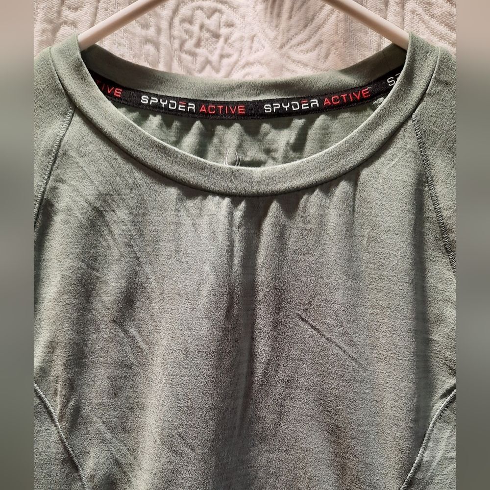 Spyder Shirt Womans Green XS Outdoor Sporty Casual Workwear Rugged Streetwear - Picture 3 of 14